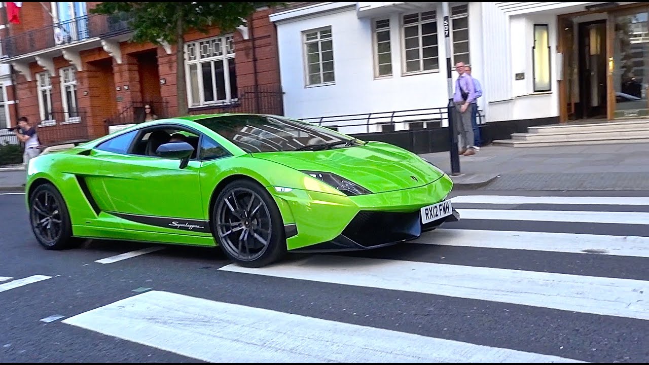 Lamborghini Gallardo Superleggera - Revs & Accelerations in London!