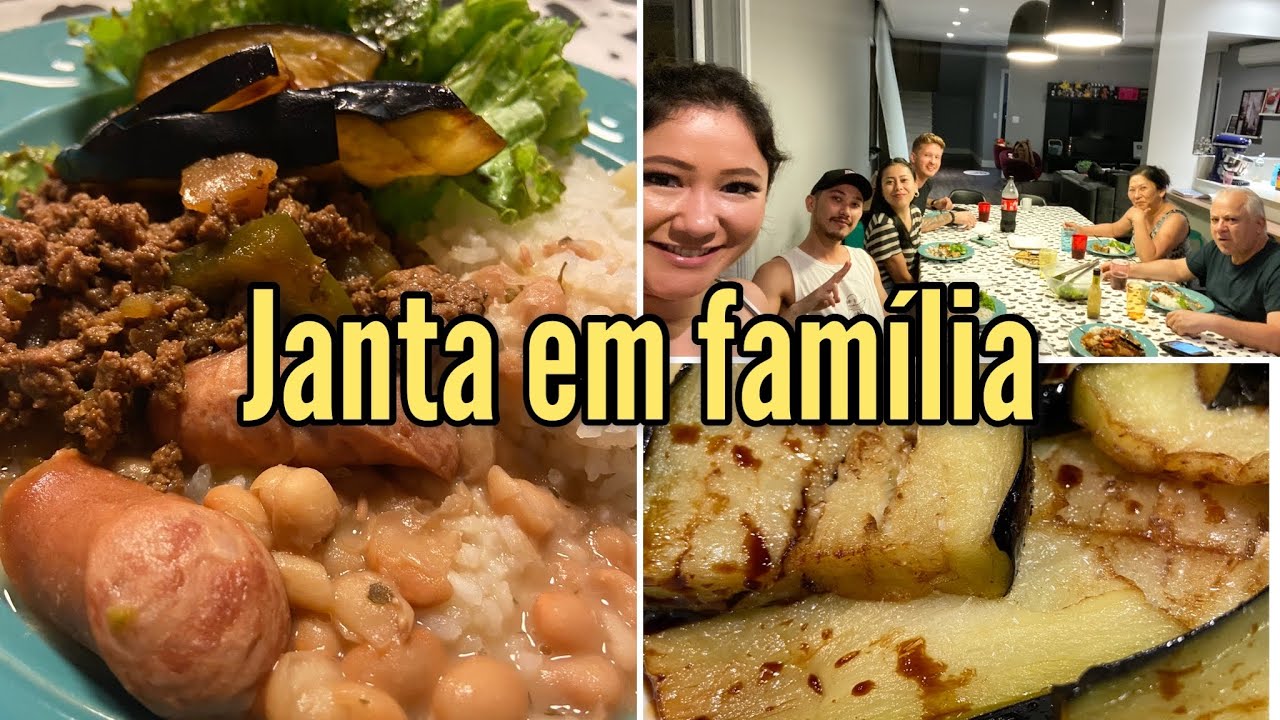 Fazendo feijão e a Berinjela mais gostosa
