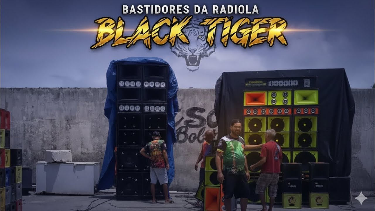 BASTIDORES DA RADIOLA BLACK TIGER DO DJ MIKAEL PEDRA 