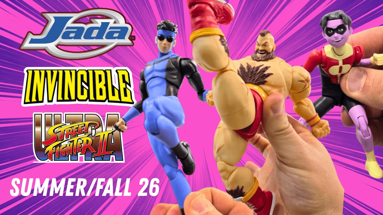 JADA In-Hand Looks At NEW Street Fighter & Invincible Figures + Release Date Updates! WONDERCON 2026