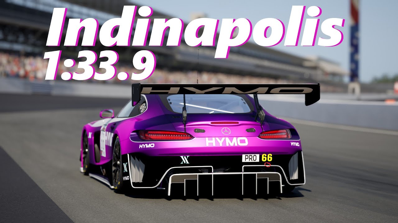 Indianapolis Hotlap + SETUP | 1:33.9 | Mercedes AMG GT3 | Assetto Corsa Competizione v1.8