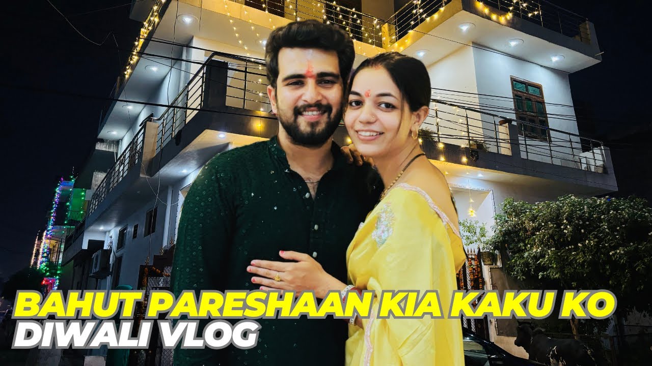 Kaku ko kia diwali pe pareshaan 😂 | KakuCharu Vlogs