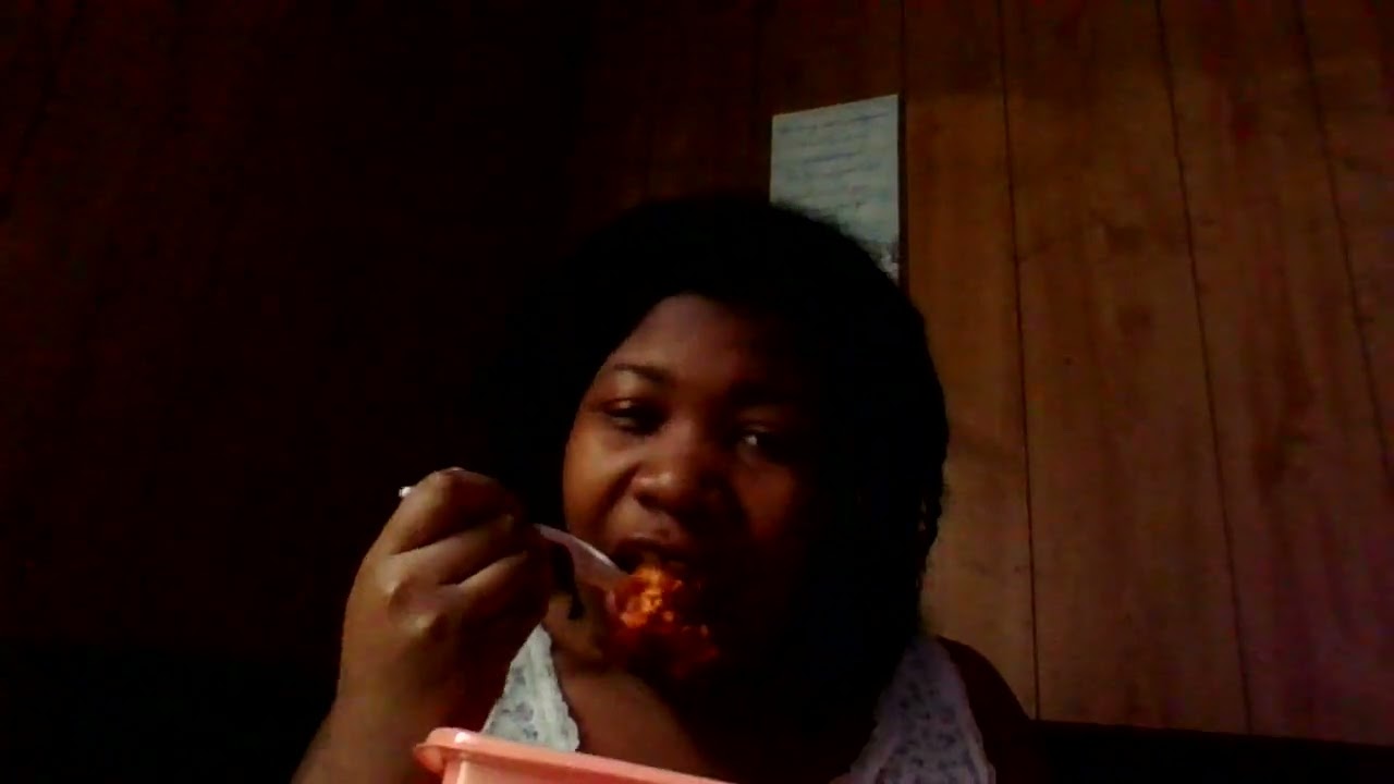 Just eating leftovers with spicy Doritos chips