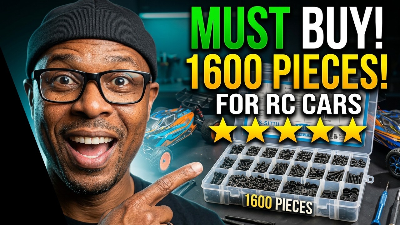 1600pc M3 Screw Kit for RC Repairs