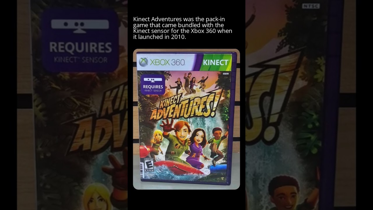 Kinect Adventures was the pack-in game that came bundled with the Kinect sensor for the Xbox 360 whe