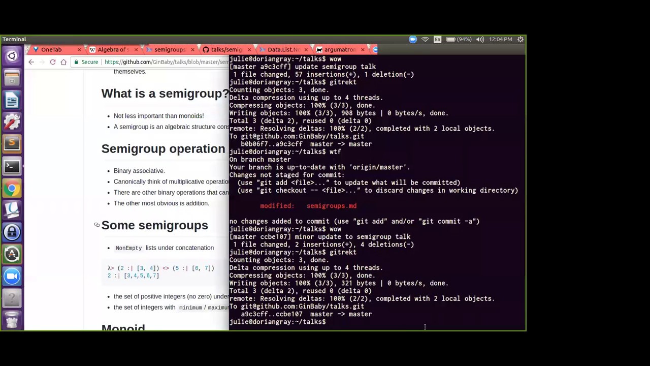 Julie Moronuki: Introduction to Monoids