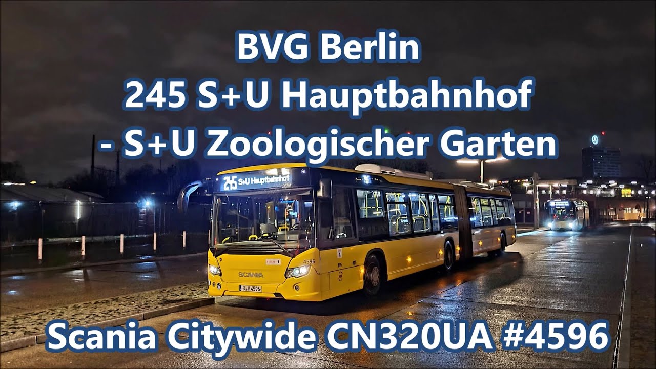 BVG Berlin - Scania Citywide CN320UA #4596, Linie 245