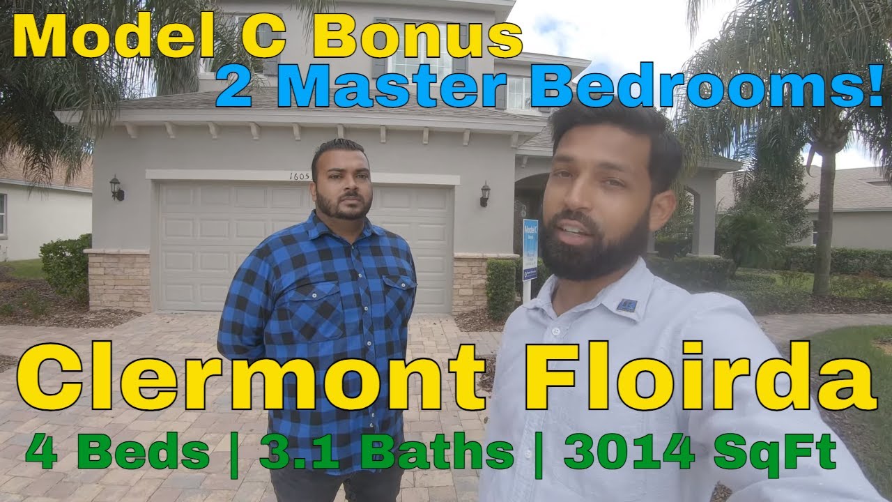 The Model C Bonus by Home Dynamics at Sawgrass Bay in Clermont FL | 2 Master Bedrooms! 3014 SqFt!