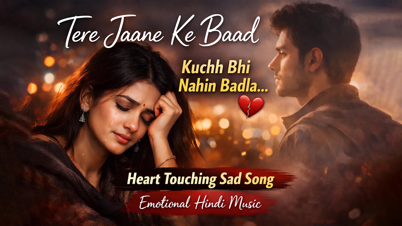 Tere Jaane Ke Baad Kuchh Bhi Nahin Badla 💔 | Heart Touching Sad Song | Emotional Hindi Music