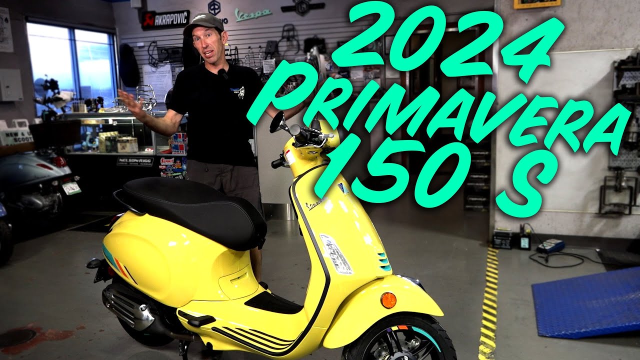 Новый Vespa Primavera 150 S 2024 года выпуска