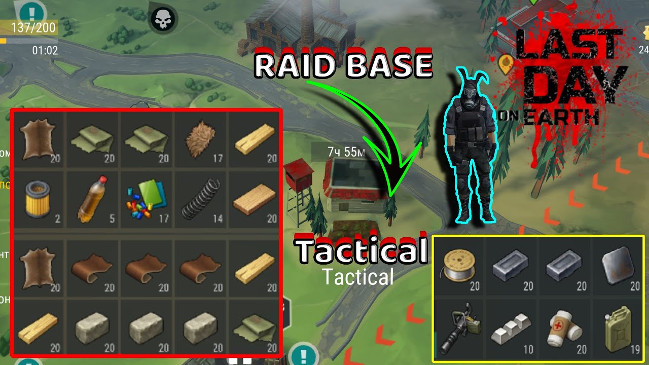 Tactical LDOE Raid Base || Open All Box || Last Day On Earth:Survival 4K