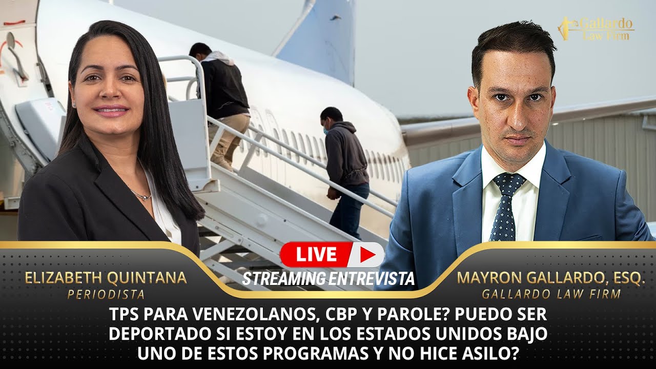 ¿Puedo ser deportado si tengo TPS, CBP o Parole y no hice asilo en EE.UU.?