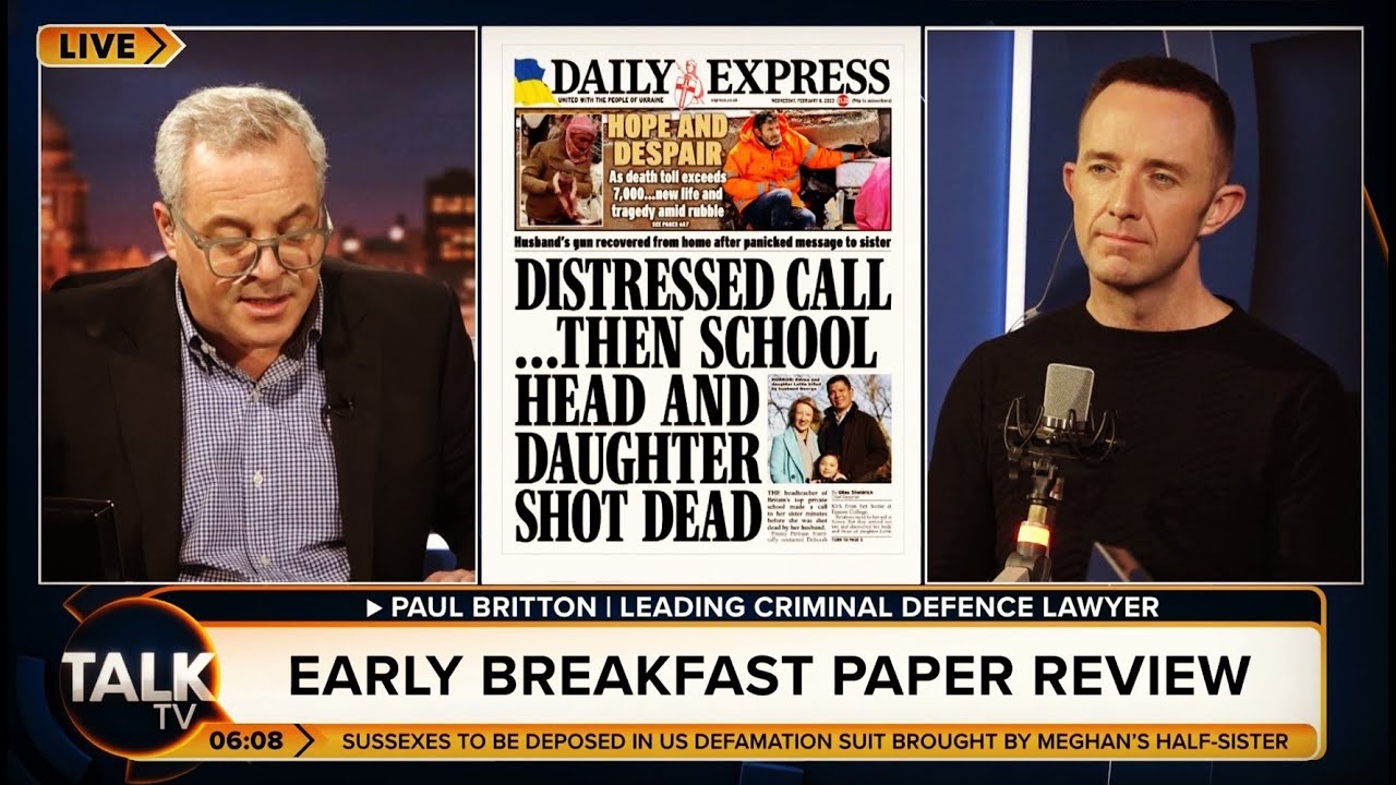 Paul Britton - Top Criminal Solicitor London - TalkTV 8 February 2023 with James Max