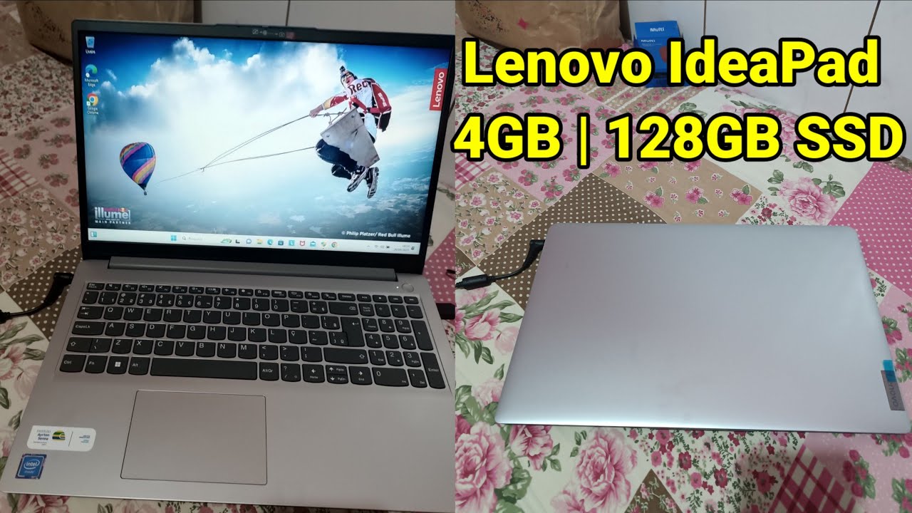 UNBOXING | Notebook Lenovo IdeaPad 1i Celeron + 4GB 128GB SSD