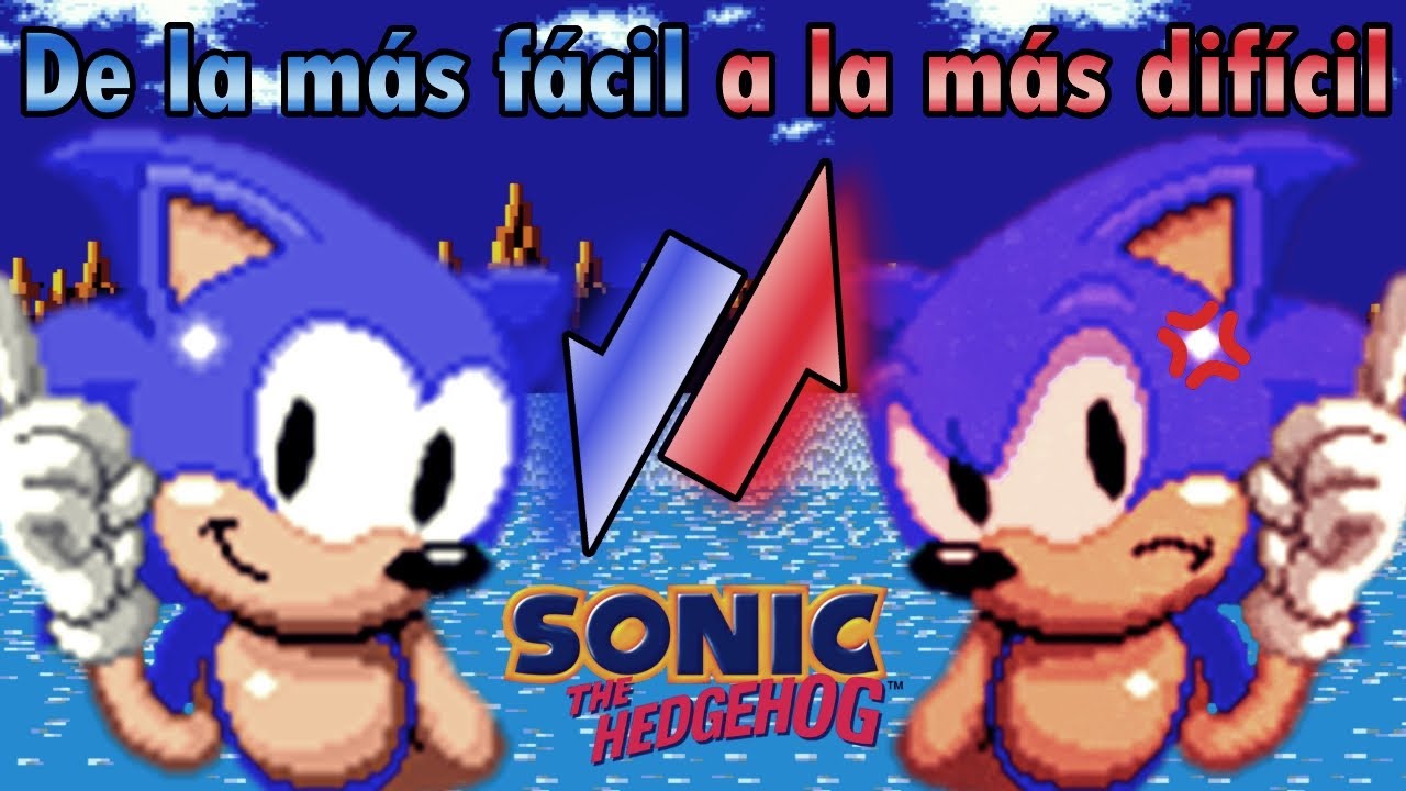 Zonas de Sonic The Hedgehog - De la más fácil a la más difícil