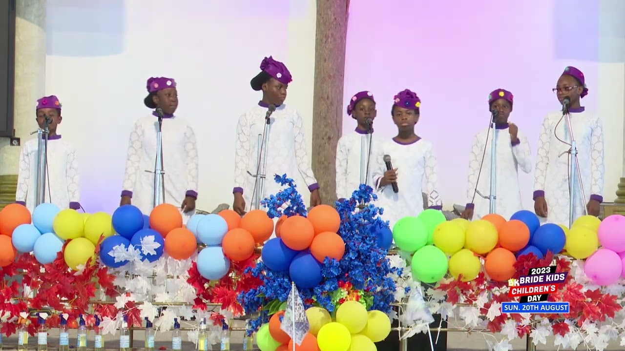 BRIDE KIDS CHOIR :: MARVELOUS GRACE :: CHILDREN DAY SUNDAY 20TH AUGUST, 2023
