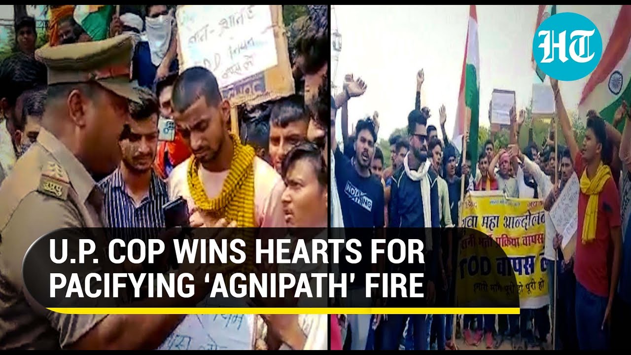 &lsquo;Agnipath&rsquo; fire: How this U.P. cop stopped violent army aspirants in Banda