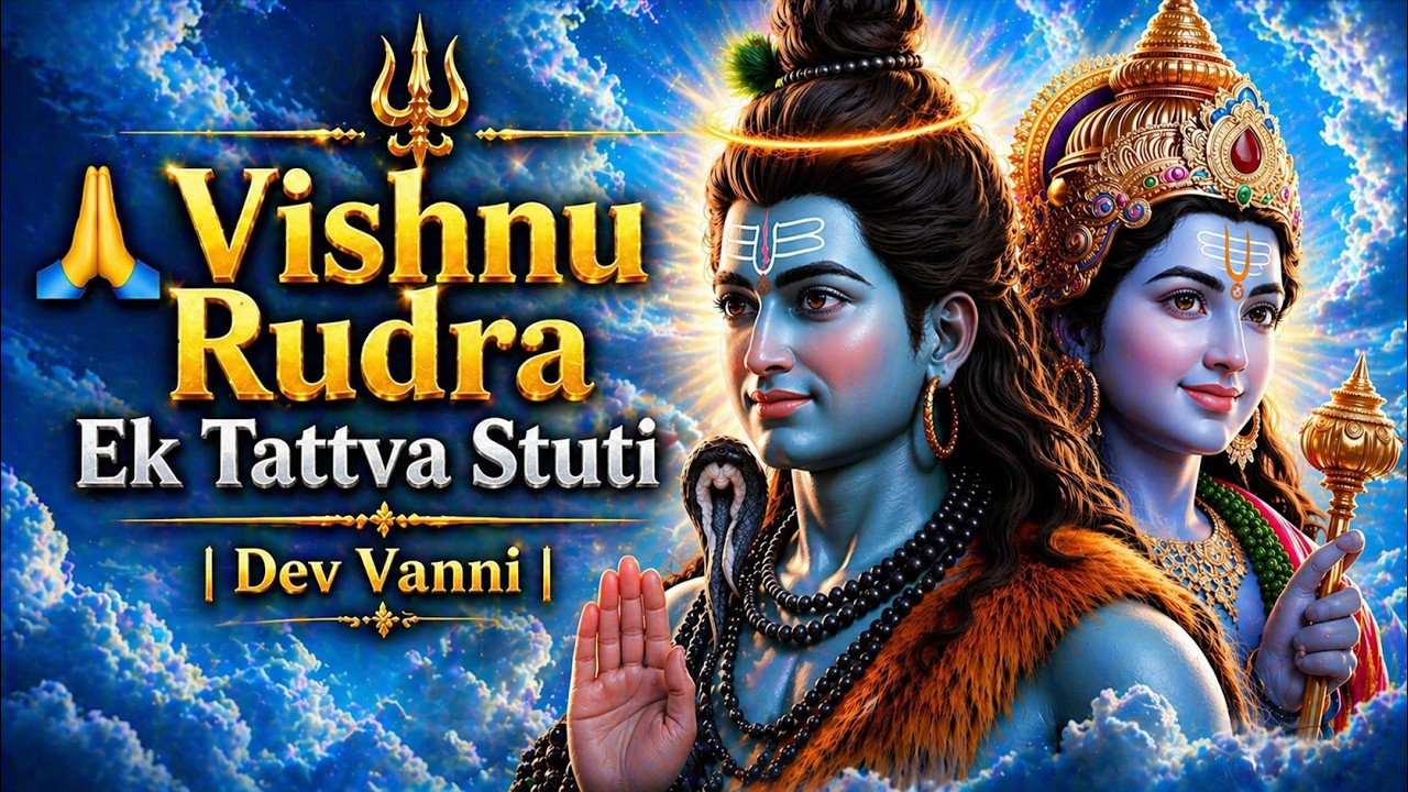 Har Har Mahadev 🙏 Hari Om Tatva Stotram | Vishnu Rudra Ek Tattva Mantra | Dev Vanni