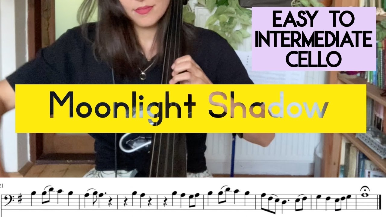 Play with me - Moonlight Shadow (easy to intermediate cello) on electric cello