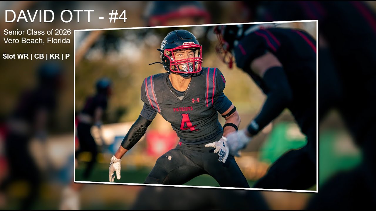 David Ott #4 | Class of 2026 Slot WR / KR | Senior Highlights | Vero Beach, FL