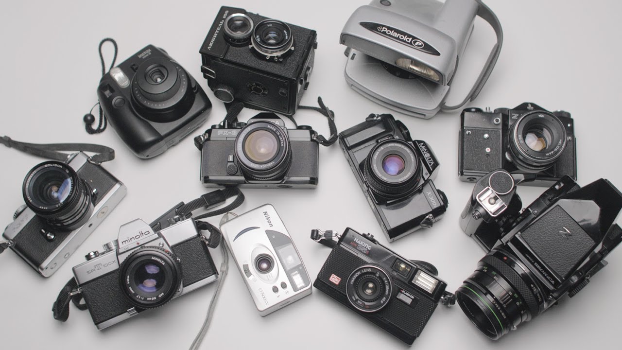 Mi colección de cámaras analógicas || Cámaras de 35mm, formato medio, instantáneas...