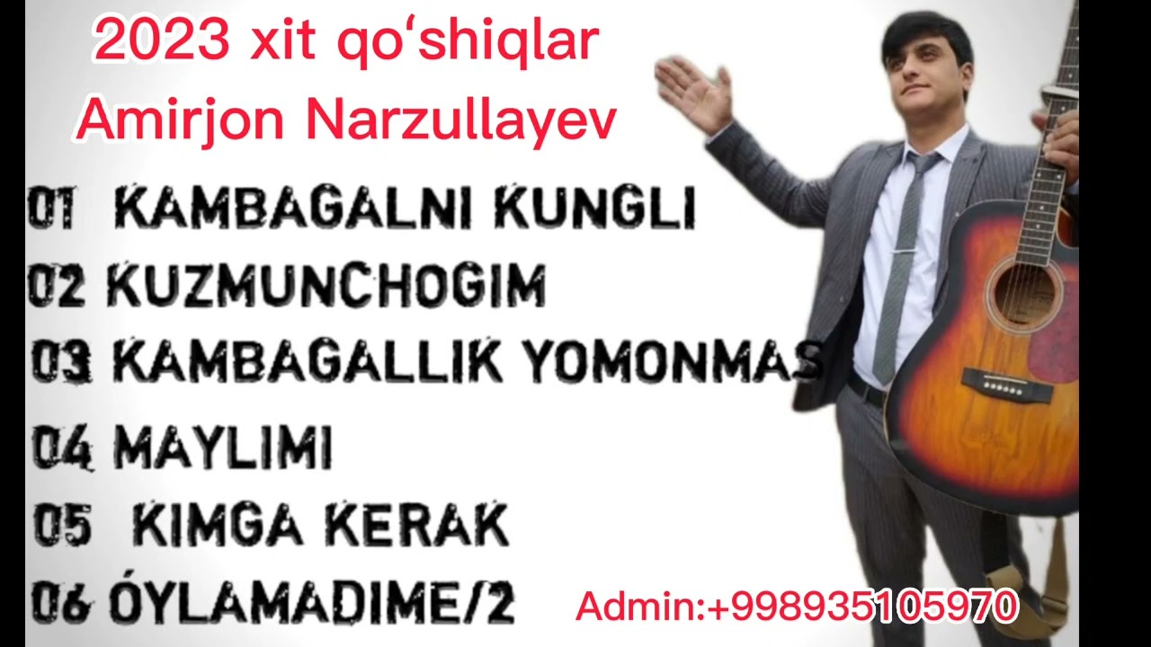 2023 xit qoʻshiqlar Jonli ijroda Amirjon Narzullayev