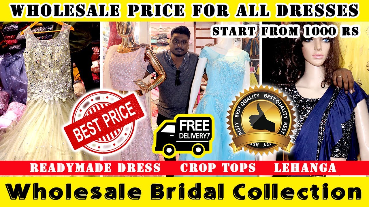 தரமான Bridal Dress குறைந்த விலையில் | Online Shopping |Free Delivery | Ladies Collection |Video Shop
