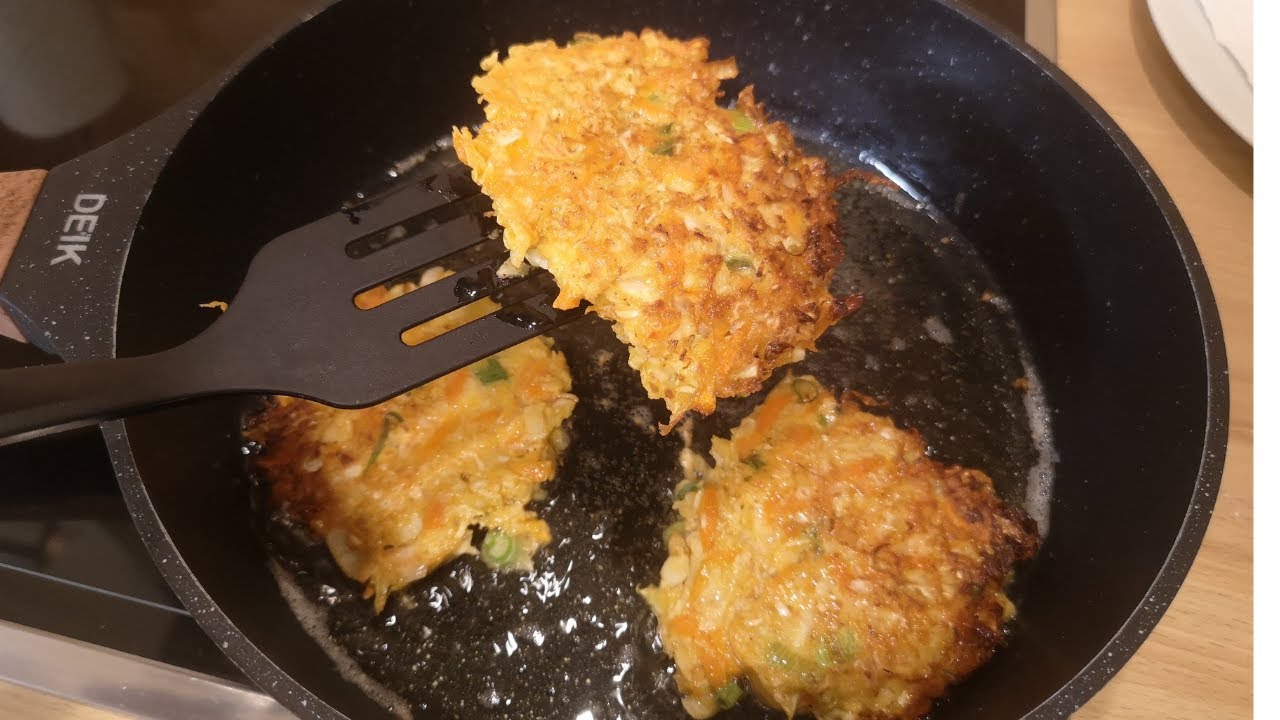 Veggie - Puffer,  Kohl und Karotten schmecken besser als Fleisch ! Einfaches und leckerer Snack !