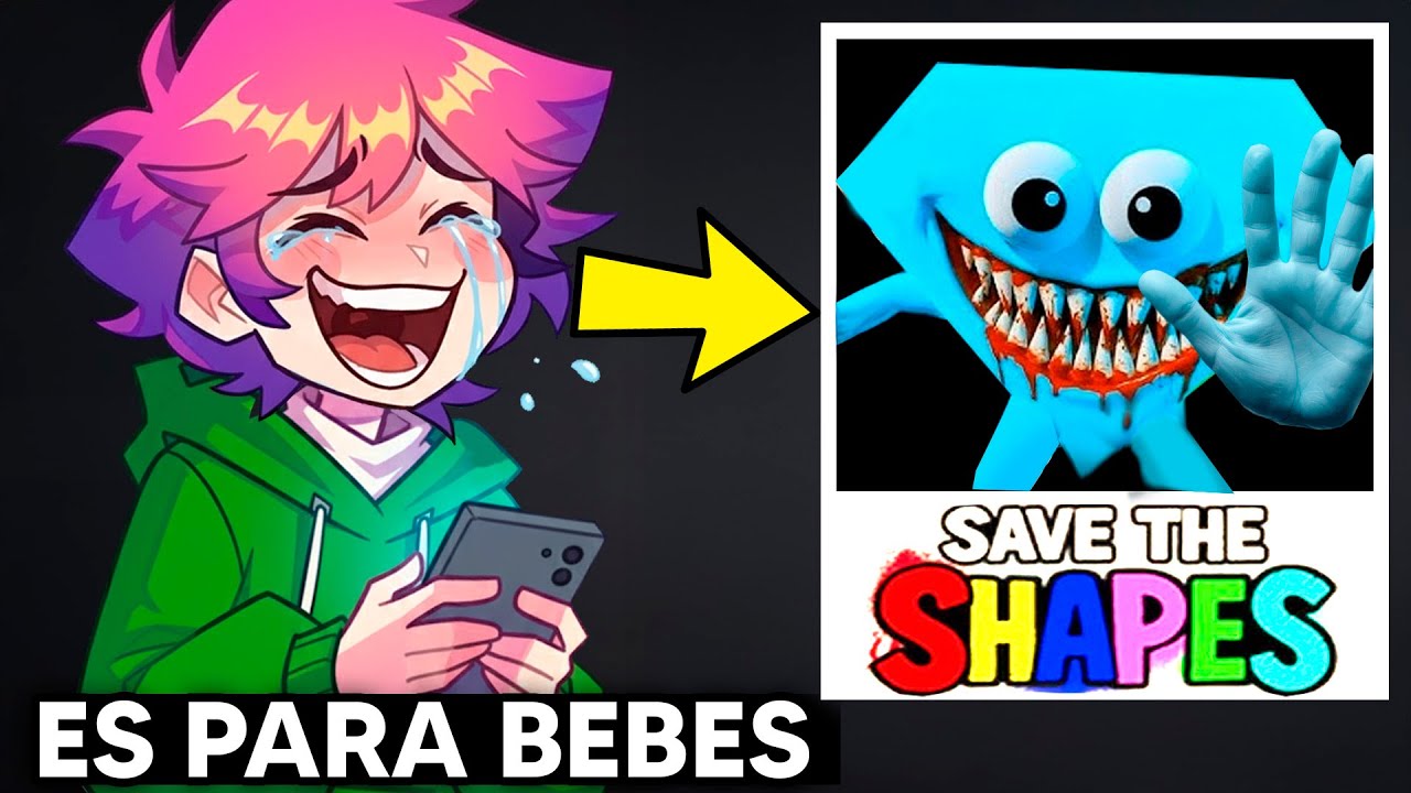 Este JUEGO de TERROR da MUCHA RISA (Save The Shapes)