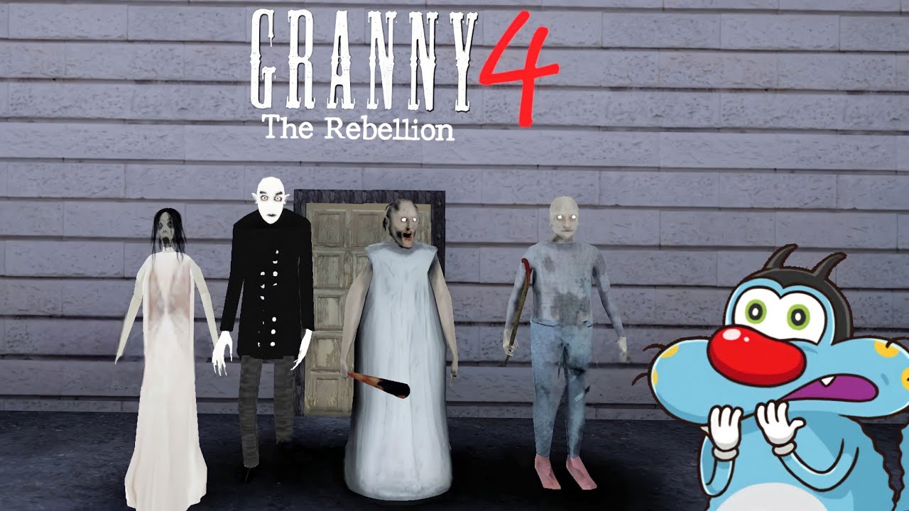 Slendrina Ka Husband Jinda Hai 😳 | Granny 4 The Rebellion With Oggy and Jack