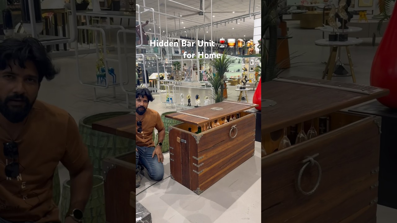 Bar Unit for Home | Bar Cabinet | Bar | Hidden Bar | Interior Designer | Bar Unit Idea | Bar Cabinet