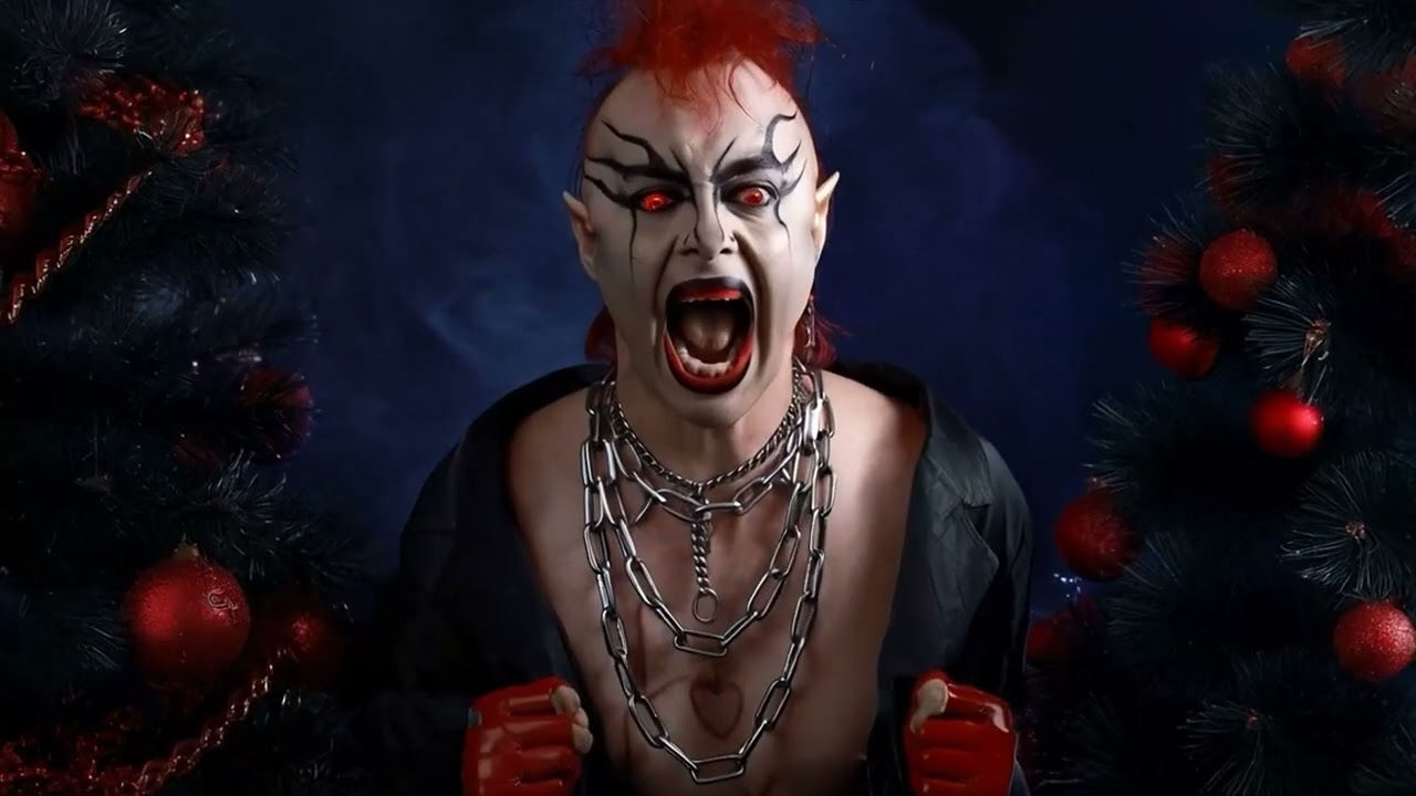 The God Bombs - Christmas Fear 🎄 Dark Christmas Music 💀 Official A.I. Art Visualizer