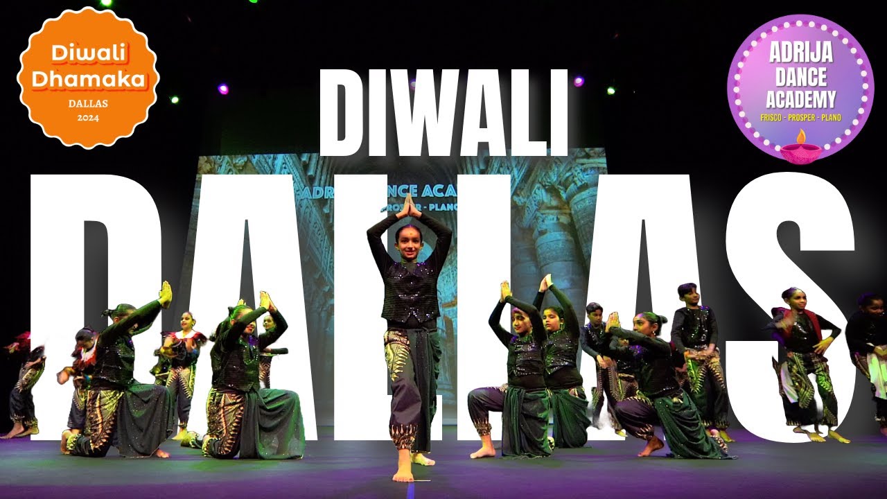 🇮🇳 Regions of India 🇮🇳 Dance Performance at Diwali Dhamaka 2024 | Adrija Dance Academy, USA