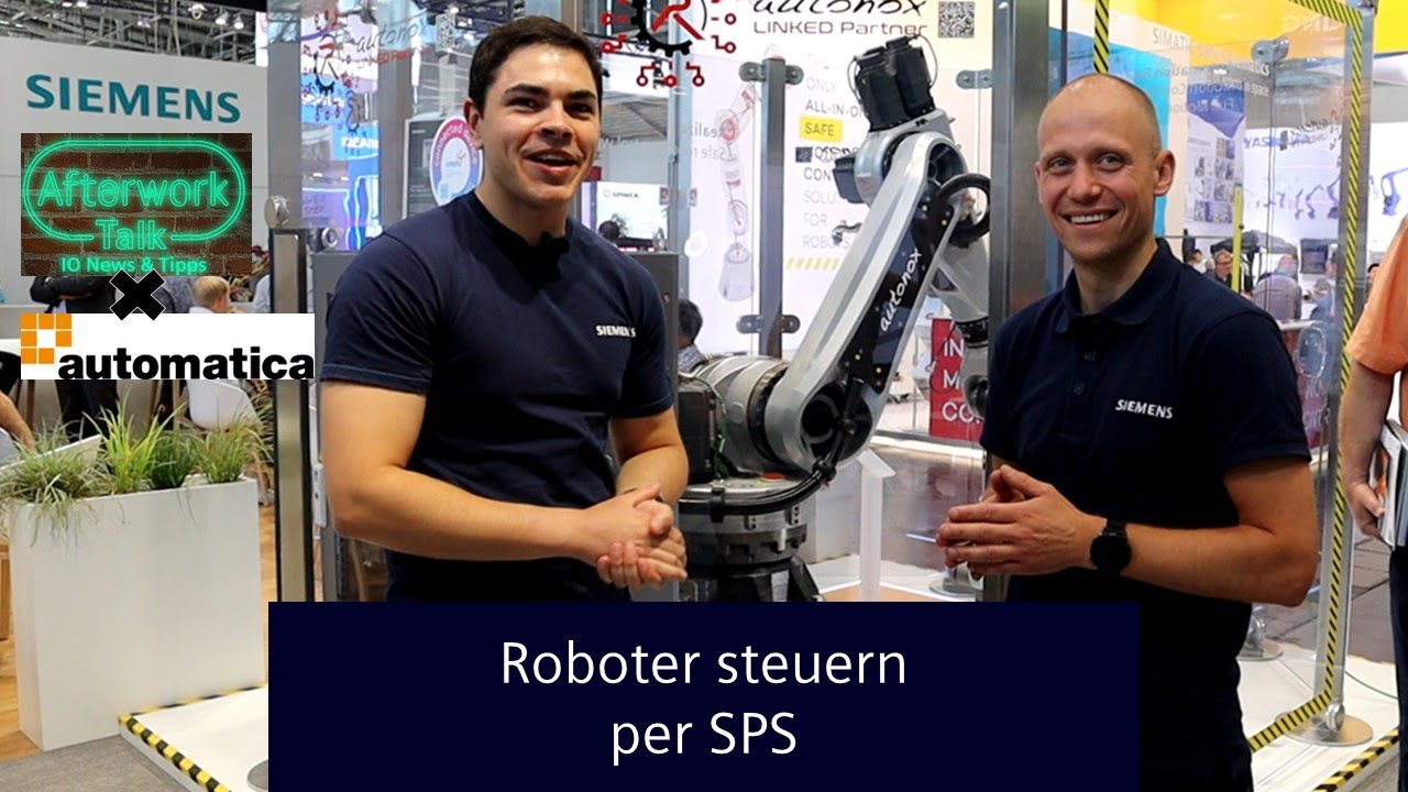 Roboter steuern mit einer SPS - Fabio auf der Automatica