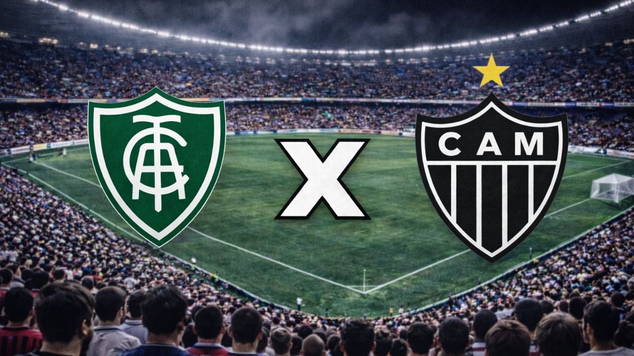 AMÉRICA MG X ATLÉTICO MINEIRO - Campeonato MINEIRO AO VIVO COM IMAGENS | PES 2021