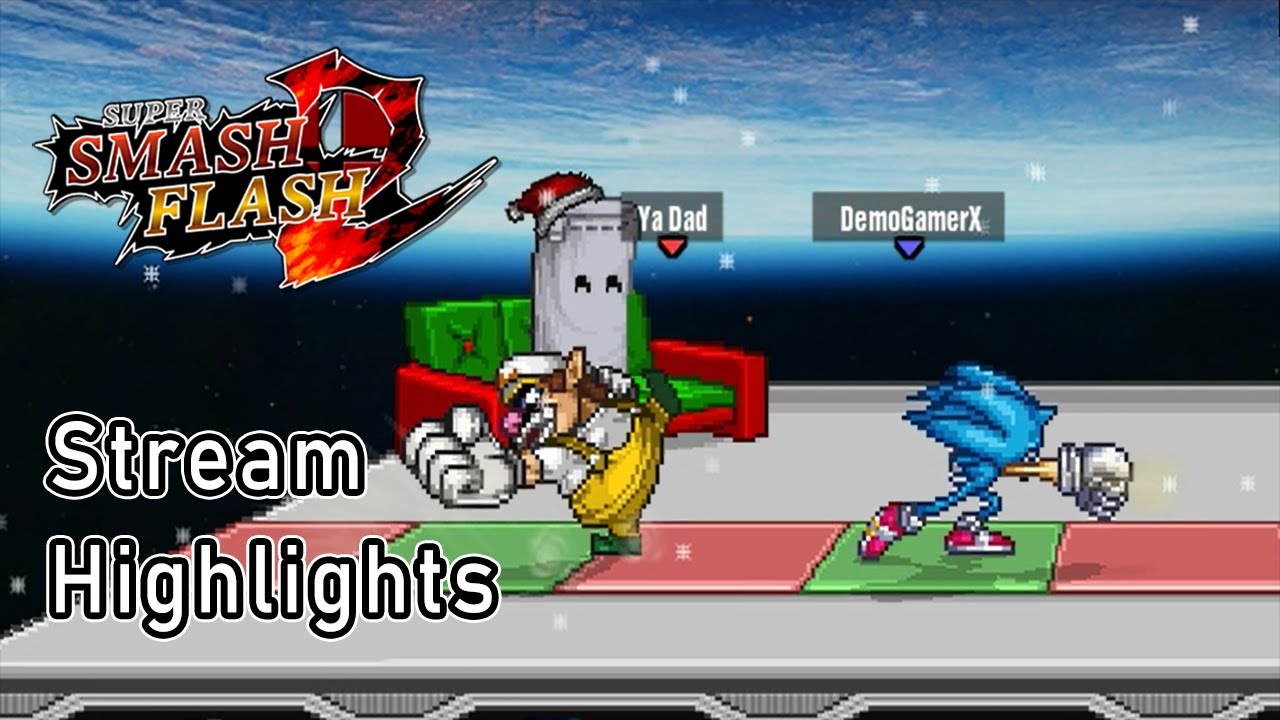 SSF2 Beta 1.2: Ya Dad vs DemoGamerX Stream Highlights