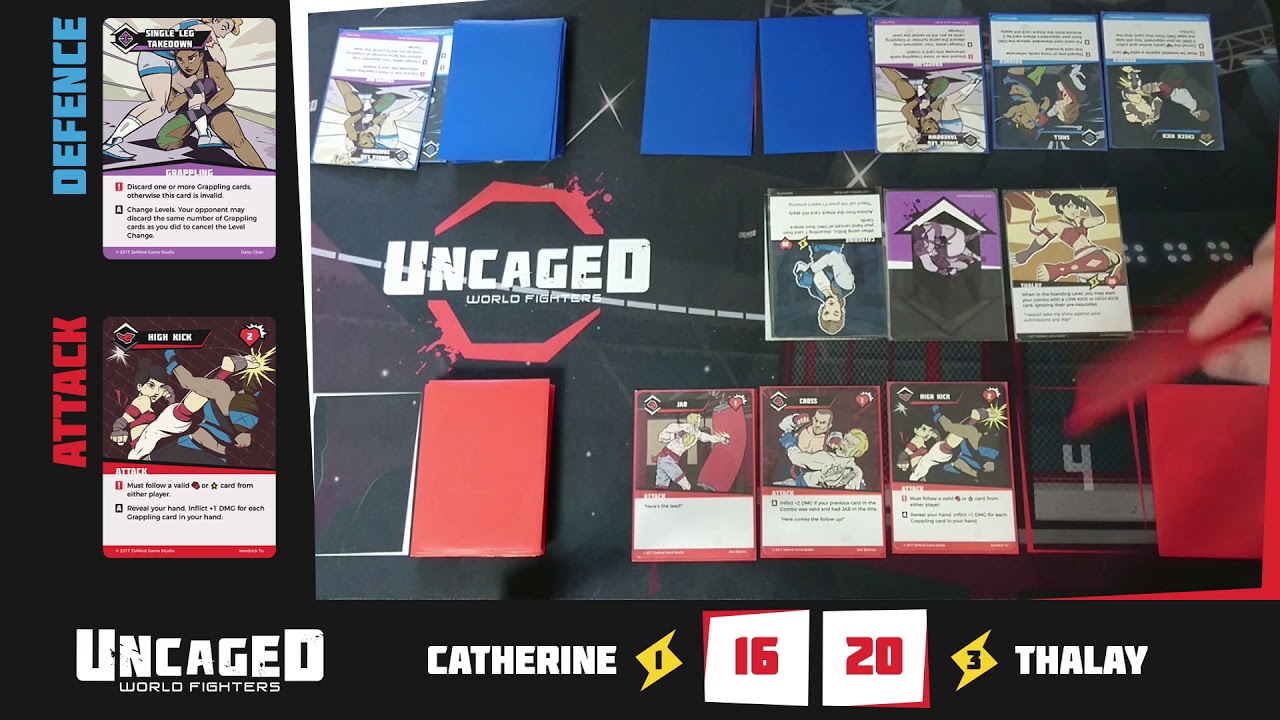 Uncaged: World Fighters MMA card game VIDEO TUTORIAL AND SETUP GUIDE by ZeMind Games