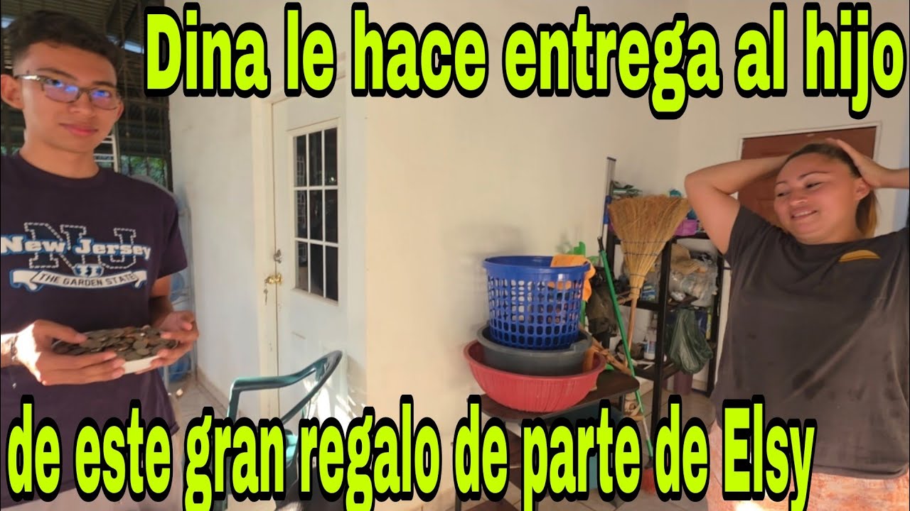 Llego de visita el hijo de Dina le entregan este gran regalo🎁 
