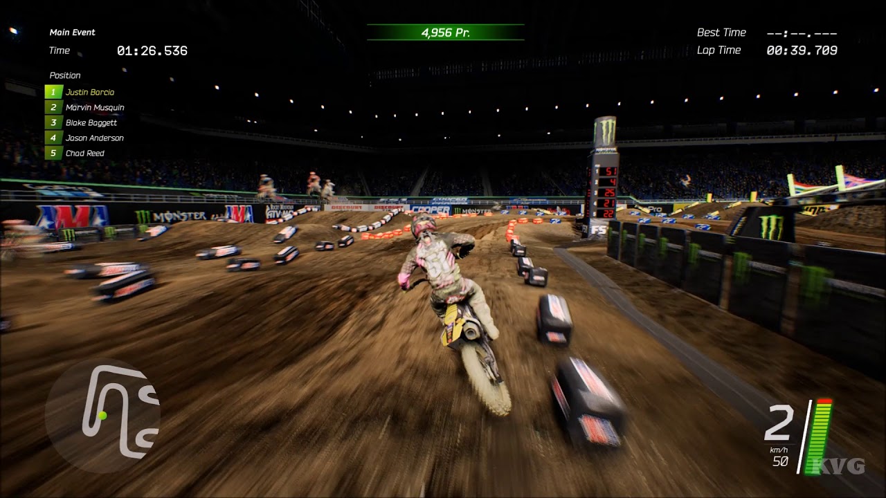 Monster Energy Supercross - Detroit (Stadium of Detroit) - Gameplay (PC HD) [1080p60FPS]
