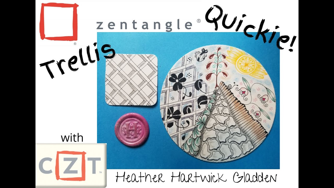 Trellis | Zentangle® Quickie