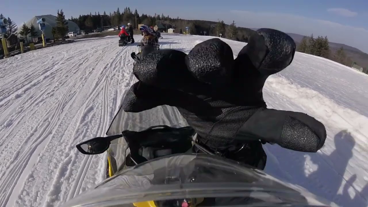 Snowmobiling at Snowshoe 3 14 25