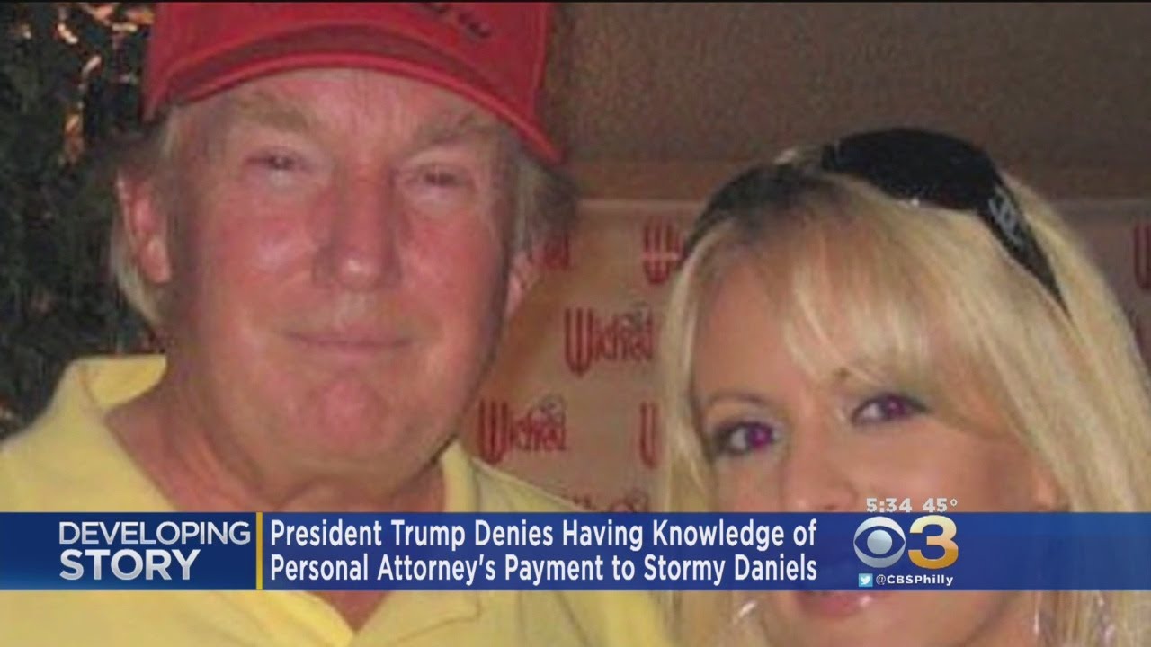 Trump Says He Didn't Know About Payment To Stormy Daniels
