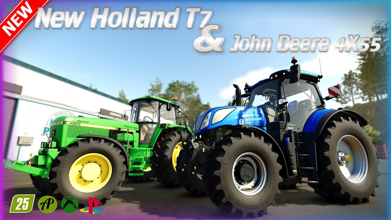 LS25🆕NEW MODS: NEW HOLLAND LWB PLMI & JD 4X55 | #ls25 #fs25