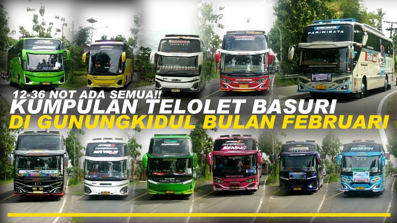 KUMPULAN TELOLET BASURI DI GUNUNGKIDUL BULAN FEBRUARI! 12-36 NOT ADA SEMUA!! FULL BASURI NONSTOP!!