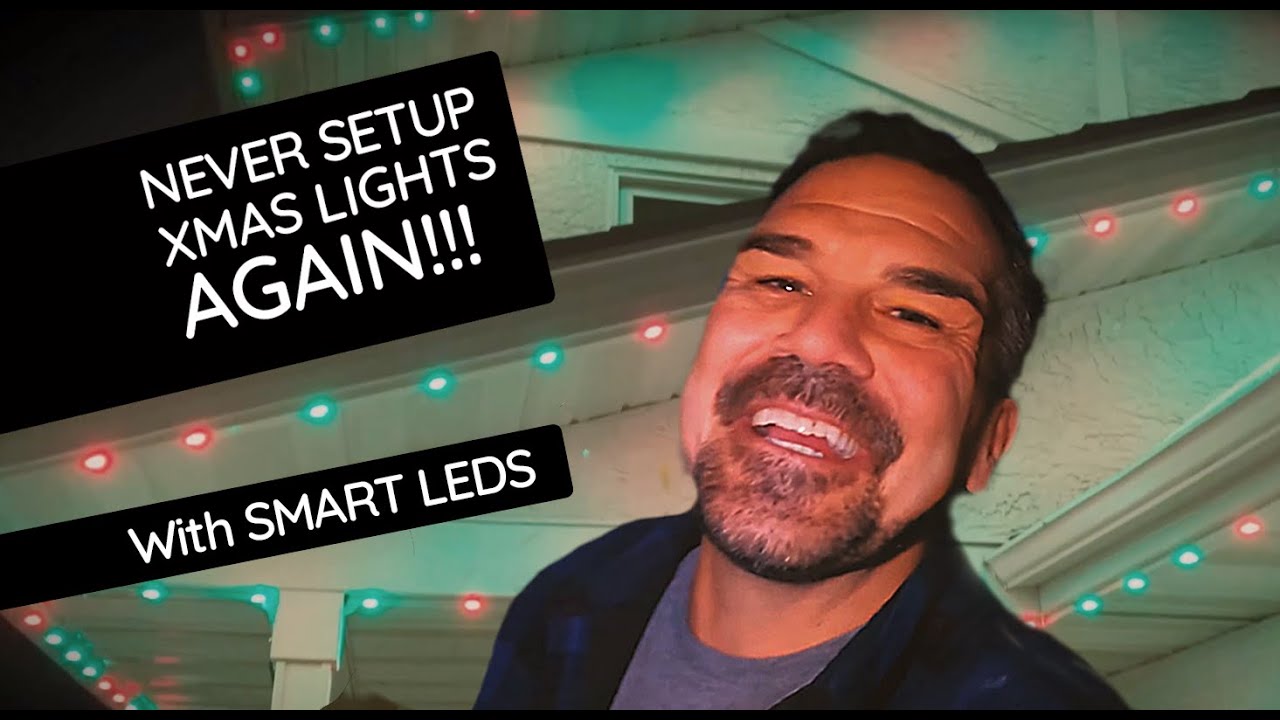 Smart Outdoor LED light system install at my House