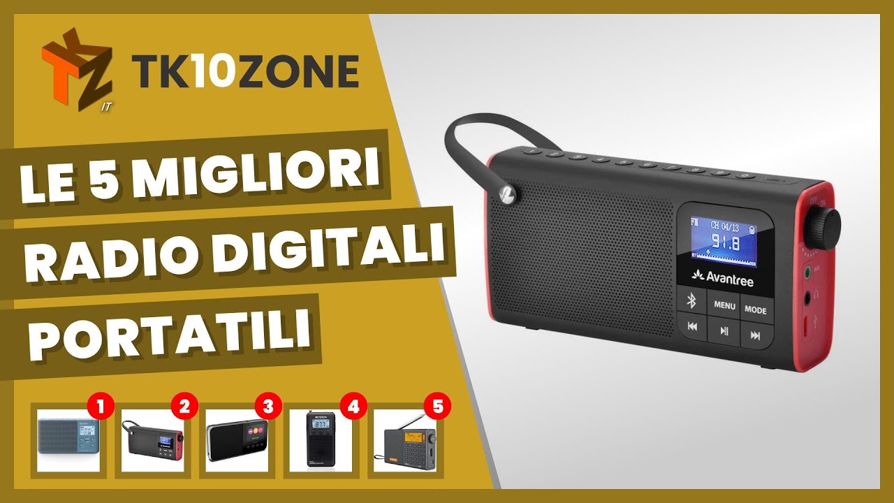Le 5 migliori radio digitali portatili