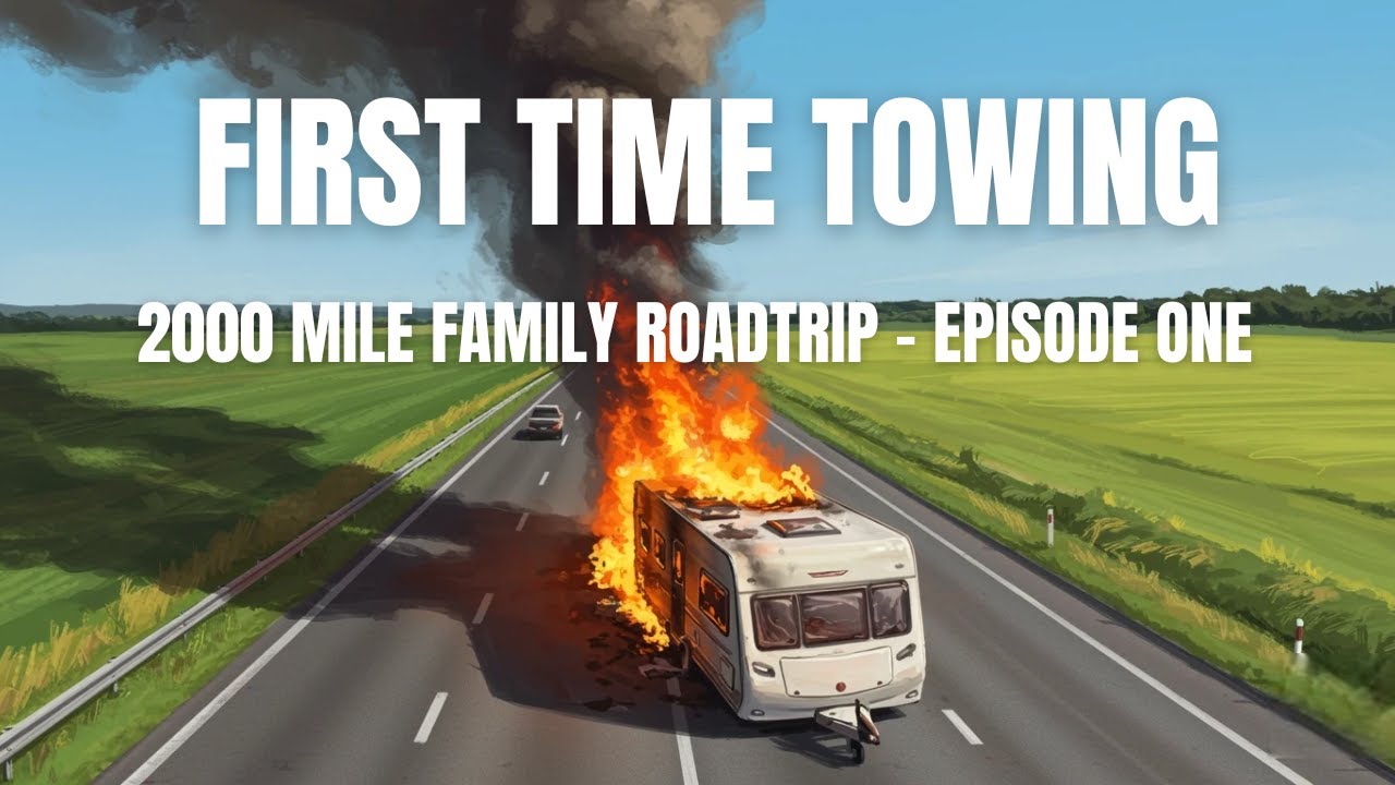 First Time Towing a Caravan | 2,000 Mile Family Roadtrip | Ep 1: Swansea → Caen via Brittany Ferries