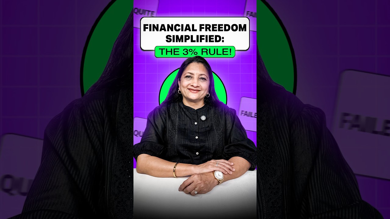 The 3% Rule: Your key to Financial Freedom! A simple formula to calculate Financial freedom 💸🚀