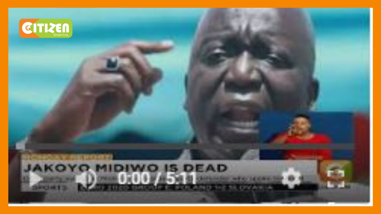 Former Gem MP Jakoyo Midiwo died this evening at the Nairobi Hospital