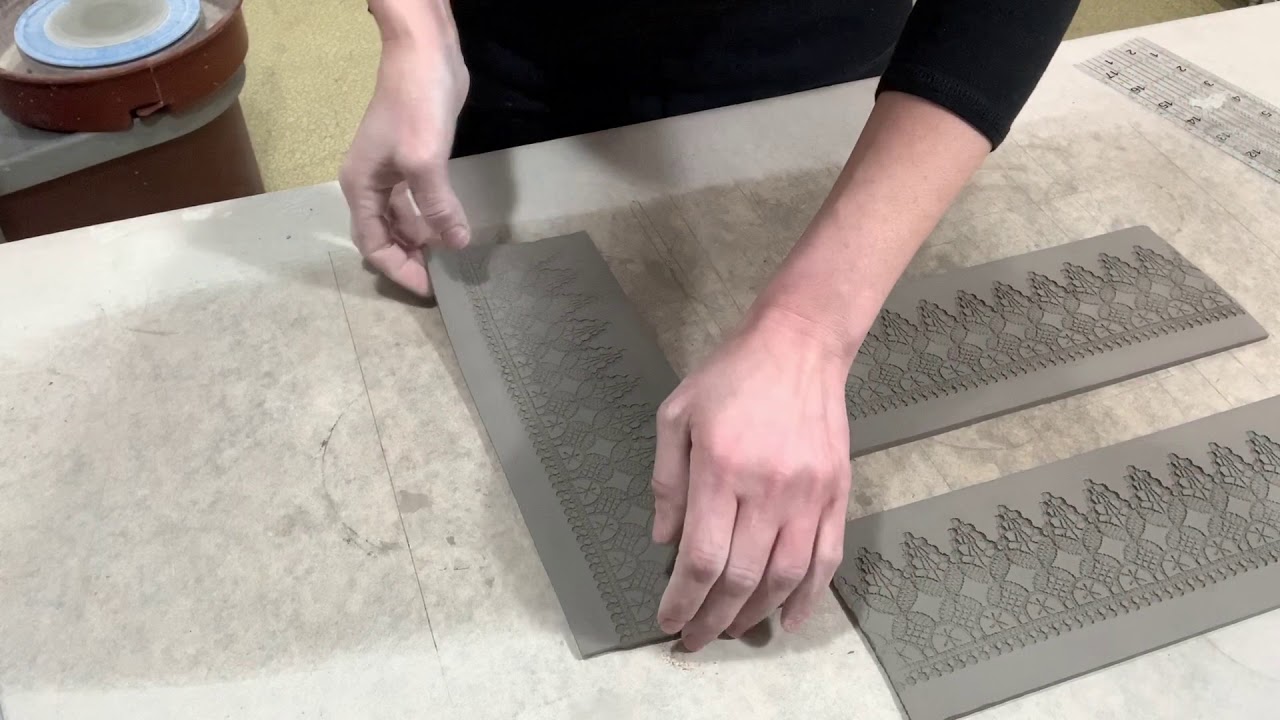 IN MY ZONE: no narrative, quietly hand building lace tumblers